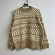 Beige Knitwear Sweater Women's Large