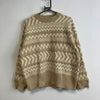 Beige Knitwear Sweater Women's Large