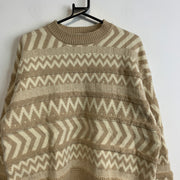 Beige Knitwear Sweater Women's Large