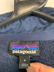 Navy Patagonia Fleece Jacket Women's Medium