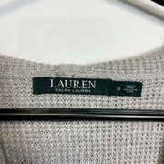 Grey Lauren Ralph Lauren Knit Jumper Sweater Small