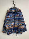 Vintage Multi-colour Fleece Jacket Men's XXL