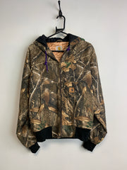 Reworked Camouflage Carhartt Jacket Men's Medium