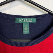 Lauren Ralph Lauren Knit Jumper Sweater Belt Womens Small