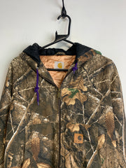 Reworked Camouflage Carhartt Jacket Men's Medium