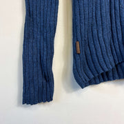 Blue Lauren Ralph Lauren Knit Sweater Jumper Womens Large