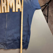 Vintage Navy Kappa Parma Full Zip Sweatshirt Large y2k