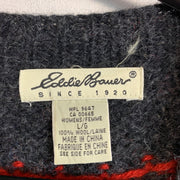 Black and Red Eddie Bauer Knitwear Sweater Women's Large