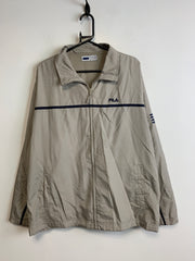 Grey Fila Windbreaker Men's Large