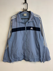 00s Blue Adidas Windbreaker Men's Large