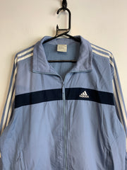 00s Blue Adidas Windbreaker Men's Large