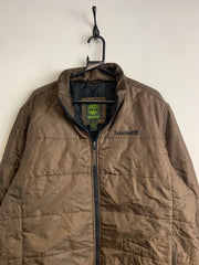 Brown Timberland Puffer Jacket Men's XL