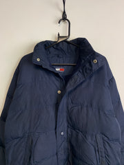 Navy Tommy Hilfiger Puffer Jacket Men's Large