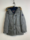 Grey Tommy Hilfiger Puffer Jacket Men's Small