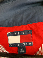 Red Tommy Hilfiger Raincoat Men's Large