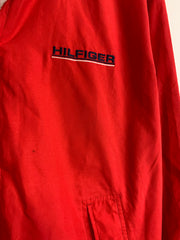 Red Tommy Hilfiger Raincoat Men's Large