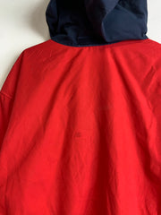 Red Tommy Hilfiger Raincoat Men's Large