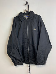 Vintage 90s Black Adidas Raincoat Men's XL