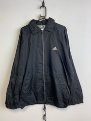 Vintage 90s Black Adidas Raincoat Men's XL