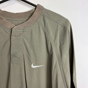 Brown Golf Nike Pullover Windbreaker Jacket Large