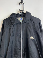 Vintage 90s Black Adidas Raincoat Men's XL