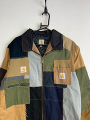 Reworked Multi-colour Carhartt Jacket Men's Large