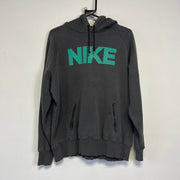 Grey Nike Pullover Hoodie y2k Large