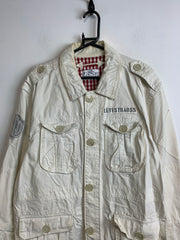 White Levi's Utility Jacket Women's XL