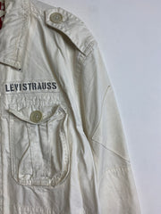 White Levi's Utility Jacket Women's XL