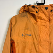 Orange Columbia Raincoat Jacket Women's XS