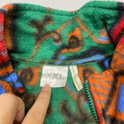 Multicolour Fleece Jacket Men's XXL