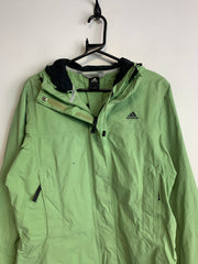 Green Adidas Windbreaker Men's Medium