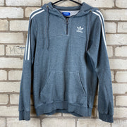 Adidas Originals blue quarter zip hoodie Men’s S