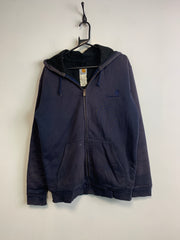 Navy Carhartt Zip-through Hoodie Men's Small