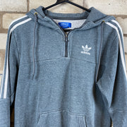 Adidas Originals blue quarter zip hoodie Men’s S