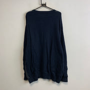 Navy and Grey Dockers Knitwear Sweater Men's XXXL