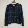 Black Multicolour Knitwear Sweater Women's Large