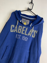 Blue Caleba's Badge Hoodie Men's XL