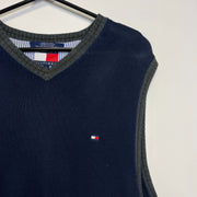 Vintage Tommy Hilfiger Vest Gilet Sweater Knit Large