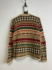 Multicolour Knitwear Sweater Men's Small