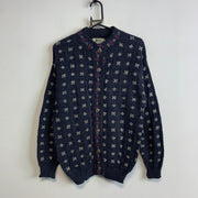 Vintage Navy Knitwear Cardigan Sweater Women's Small