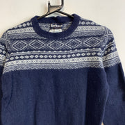 Navy Barbour Wool Knit Sweater Women's Small