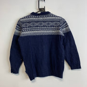 Navy Barbour Wool Knit Sweater Women's Small