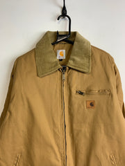 Reworked Beige Carhartt Workwear Jacket Men's Large