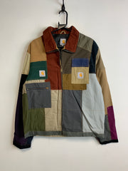 Reworked Multicolour Carhartt Workwear Jacket Men's Large