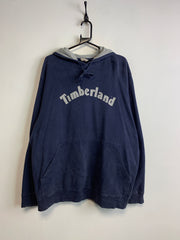 Navy Timberland Badge Hoodie Men's XL