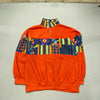 Multicolour Quarter zip Fleece Men's Large