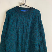 Blue Knitwear Sweater Men's Large