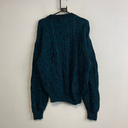 Blue Knitwear Sweater Men's Large