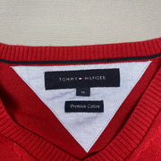 Red Tommy Hilfiger Jumper Women's Medium